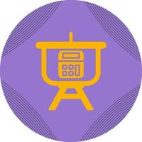 Calculation Presentation Vector Icon