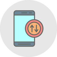 Mobile Data  Vector Icon Design