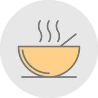 Bowl Vector Icon Design