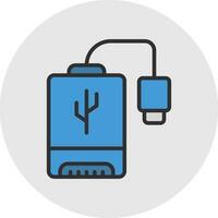 External Hard Drive  Vector Icon Design