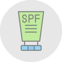 spf vector icono diseño