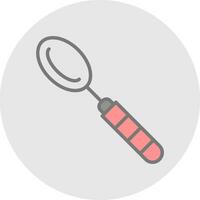 Teaspoon Vector Icon Design