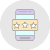 Rating  Vector Icon Design