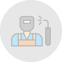 Welder  Vector Icon Design