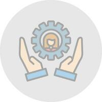 Social Worker Vector Icon Design