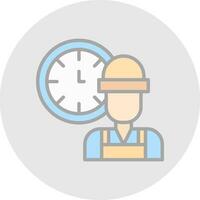 Working Hours  Vector Icon Design