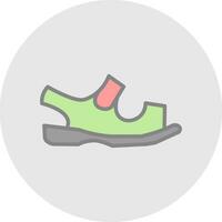 Sandals  Vector Icon Design