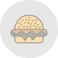 hamburguesa vector icono diseño