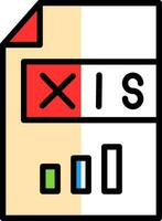 Xls  Vector Icon Design