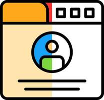 Profile  Vector Icon Design