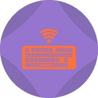 Wireless Keyboard Vector Icon