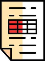 Table  Vector Icon Design