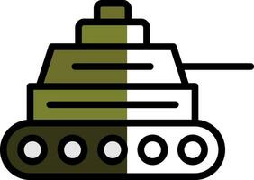 Tank  Vector Icon Design