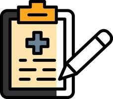 Medical Record  Vector Icon Design