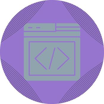 Web Programing Vector Icon
