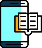 Reading Book  Vector Icon Design