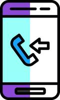 Incomming Call  Vector Icon Design