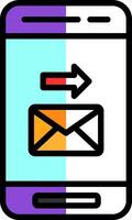 Send Mail  Vector Icon Design