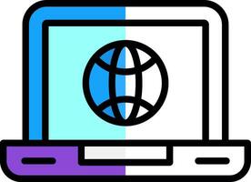Internet  Vector Icon Design