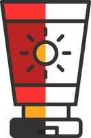 Sunblock  Vector Icon Design