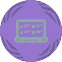 Online Exam Vector Icon