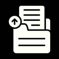 Document Upload Vector Icon