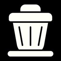 Trash bin Vector Icon