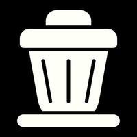 Trash bin Vector Icon