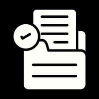 Document Check Vector Icon