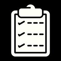 Task list with checkmarks Vector Icon