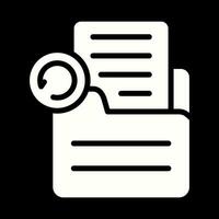 Document Undo Vector Icon