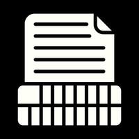 Document Insert Table Vector Icon