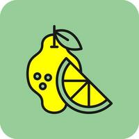 Lemon Vector Icon Design