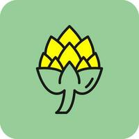 Artichoke Vector Icon Design