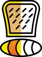 Bread Vector Icon Design