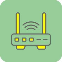 Router  Vector Icon Design