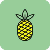 Pineapple Vector Icon Design