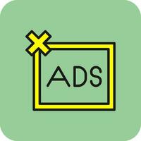 Remove ads  Vector Icon Design