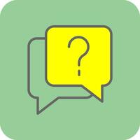 Question  Vector Icon Design