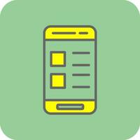 Contact List  Vector Icon Design
