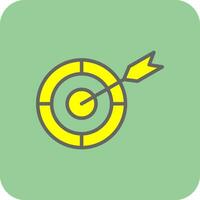 Dart Board  Vector Icon Design