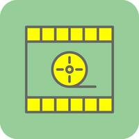 Film Reel  Vector Icon Design