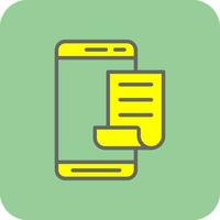 Mobile File  Vector Icon Design