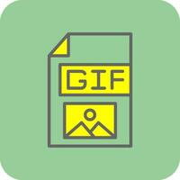 gif vector icono diseño