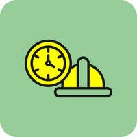 Working Hours  Vector Icon Design