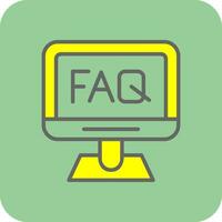 Faq  Vector Icon Design