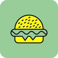 hamburguesa vector icono diseño