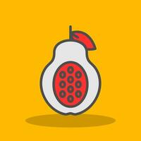 Papaya Vector Icon Design