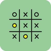 Tic Tac Toe  Vector Icon Design