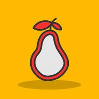 Pear Vector Icon Design